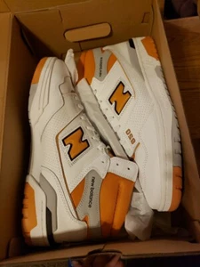 New Balance 650R Mid Canyon Basketball Shoes Mens Size 9 D White Brown BB650RCL - Picture 1 of 8