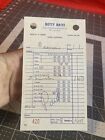 Vintage Betty Brite Tulare, California Dry Cleaning Paper Receipt Rare Item