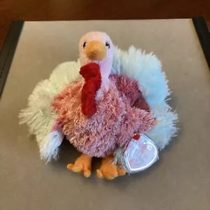 TY Beanie Baby - TOM-e the Turkey (Internet Exclusive) (5 inch) - MWMTs - Picture 1 of 4