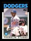 1986 Topps Traded Franklin Stubbs #105T Los Angeles Dodgers Nm
