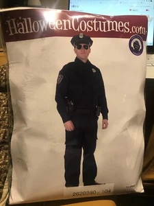 Halloween Costumes Authentic Cop Costume FUN2620AD X-Large RRP $112 - Picture 1 of 3
