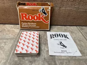 Vintage ROOK Card Game w/ Official Tourney Rules PARKER Brothers COMPLETE - Picture 1 of 4
