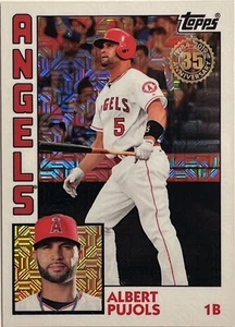 Topps Serie 2 Silver Pack 2019 1984 Cromo Ref #9 Albert Pujols Angeli - Foto 1 di 1