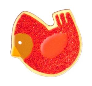 Hallmark MAGNET Christmas Vintage COUNTDOWN to CARDINAL GLITTER 2010 THIN NEW - Picture 1 of 4