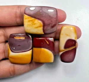 164ct 100% NATURAL MOOKAITE CABOCHON LOOSE GEMSTONE LOT A1 - Picture 1 of 4