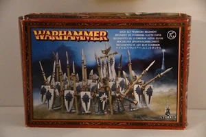 Warhammer Fantasy Battles / WFB Hochelfenkrieger Regiment, geöffnet, ohne Heft - Bild 1 von 10