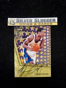 1999-00 Marcus Camby Stadium Club Lone Star Signatures On Card Auto Knicks - Picture 1 of 2