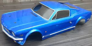Ford Mustang Body Shell Painted Blue 1:10 HPI RC TOY For Radio Control Car 1966 - Picture 1 of 8