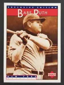 Babe Ruth 1995 Upper Deck Sonic Baseballkarte #3 (NM) - Bild 1 von 2