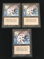 DEMONIC TORMENT (X3) MTG Magic The Gathering 1994 Legends ENGLISH VINTAGE OOP+++