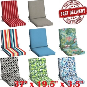 Rectangle Outdoor Chair Cushion for Standard Dining chairs 37"L X 19.5"W - Picture 1 of 8