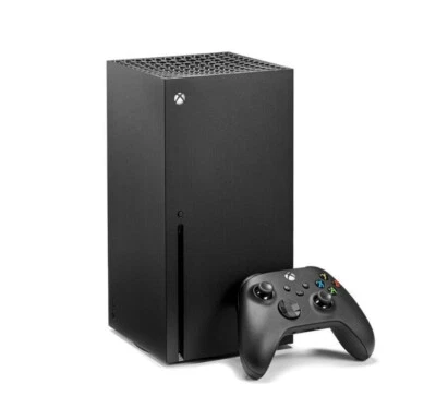 Microsoft Xbox Series X 1TB Spielekonsole - Schwarz mit original Xbox Controller - Bild 1 von 2