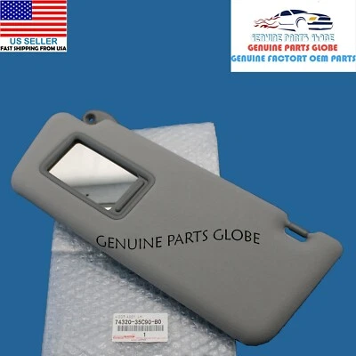 正品 丰田 TACOMA X-RUNNER 球杆 灰色 太阳镜 带 MIRROR 74320-35C90-B0 — 第 1/4 张图片