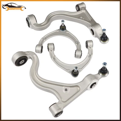 For Porsche Panamera 2010 2011 2012 2013 Front Set Upper Lower Control Arms - Image 1 of 4