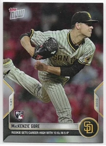2022 Topps Now MacKenzie Gore Rookie #102 IN HAND Career High 10 K's PR 414 - Picture 1 of 2