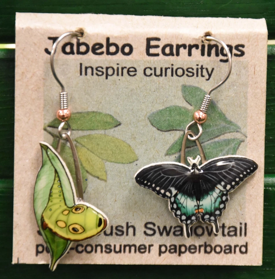 Pendientes Jabebo Spicebush cola de golondrina mariposa Foto 1 de 1