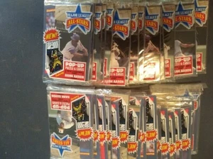 1986 30 packs Donruss Major League All Star Pop Up Puzzle and Cards SEALED LOT - Picture 1 of 3