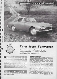 1967 Reliant Scimitar 3 Liter / 1968 Scimitar 21/2 Liter: Motormagazin Straßentests - Bild 1 von 9