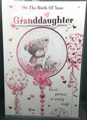 Birth of Your Granddaughter Card - Image 1 of 4