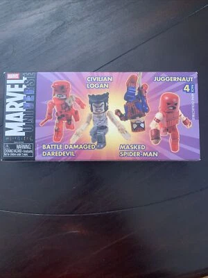 Universo Marvel DAREDEVIL LOGAN SPIDERMAN JUGGERNAUT Minimates Figuras Wolverine Foto 1 de 4