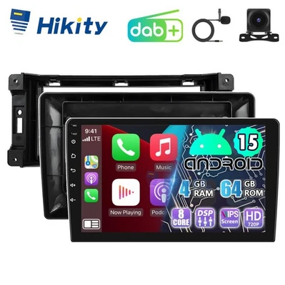 DAB+ 4+64GB 8 Core Android 15 Autoradio CarPlay GPS Navi für Dodge Jeep Chrysler - Bild 1 von 4
