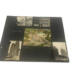 Vintage Roskilde Cathedral Denmark Scrapbook Pages Photos 1960s Travel - Picture 1 of 12