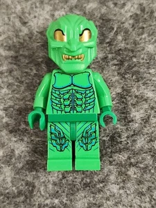 LEGO GREEN GOBLIN MINIFIGURE ULITMATE SPIDER-MAN SUPER HEROES RARE FIG GOLD EYES - Picture 1 of 6