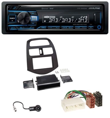 Alpine USB Bluetooth DAB MP3 Autoradio für Chevrolet Spark (KLM 2012-2013) - Bild 1 von 4