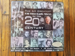 The 60 Greatest Old-Time Radio Shows 20 Cassette Tapes - Picture 1 of 3