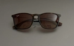 Ray Ban Chris RB4187 4187 Rubber Havana/braun Sonnenbrille - Bild 1 von 19