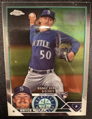 Bryce Miller 2023 Topps Chrome Update #USC99 Seattle Mariners - Image 1 of 2