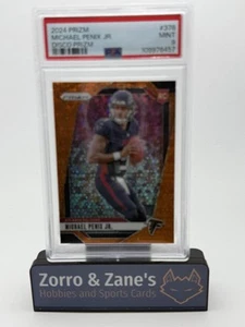 2024 Panini Prizm Michael Penix Jr. Orange Disco Prizm #378 Falcons PSA 9 (RC) - Bild 1 von 2