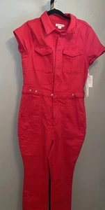 Mono vaquero rojo americano Good para mujer talla grande nuevo con etiquetas - Imagen 1 de 8