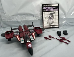 Thrust Complete Vintage 1985 G1 Transformers Hasbro W/instruction booklet - Picture 1 of 20
