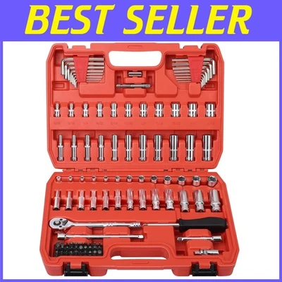 1/4" Drive Socket Set with Allen Wrenches - Image 1 of 4