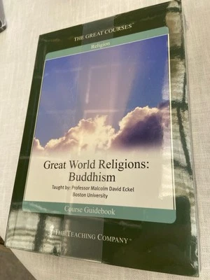 Great Courses Great Religions Buddhism 2 DVD & Coursebook NEW SEALED FREE S/H Foto 1 de 3