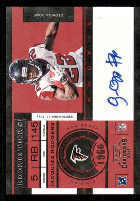 2011 Playoff Contenders #138 Jacquizz Rodgers AUTO RC - Image 1 of 2