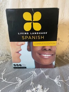 Living Language Spanish Complete Edition Beginner - Advanced 3 Books 9 Audio CDs - Picture 1 of 9