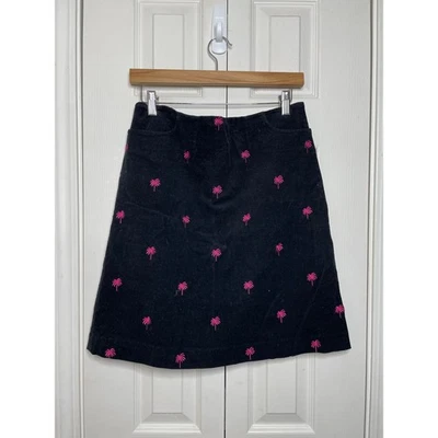 Minifalda vintage Lilly Pulitzer palmeras para mujer talla 4 negra  Foto 1 de 4