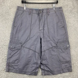 Helix Shorts Men 34 (34x12) Solid Aviator Cargo Ripstop Hike Trail Pepper - Picture 1 of 13