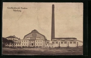Ansichtskarte Nürnberg, Großkraftwerk Franken 1913 - Picture 1 of 2
