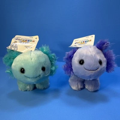 Build a Bear Mint Axolotl and Purple Axolotl Set Of 2 New With Tags 9” - Image 1 of 4