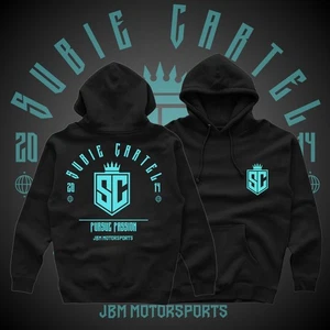 JDM -Subie Cartel Teal Logo | Car Enthusiasts Hoodie - Picture 1 of 6