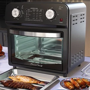 Plum Chef Luft Friteuse, 13QT Multifunktionaler Konvektion Toaster Ofen Luft Friteuse Kamm - Bild 1 von 7