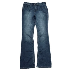 Natural Reflections Ab Slimmer Bootcut Jeans 6 Blue Stretch Measures 29 x 29.5 - Picture 1 of 11
