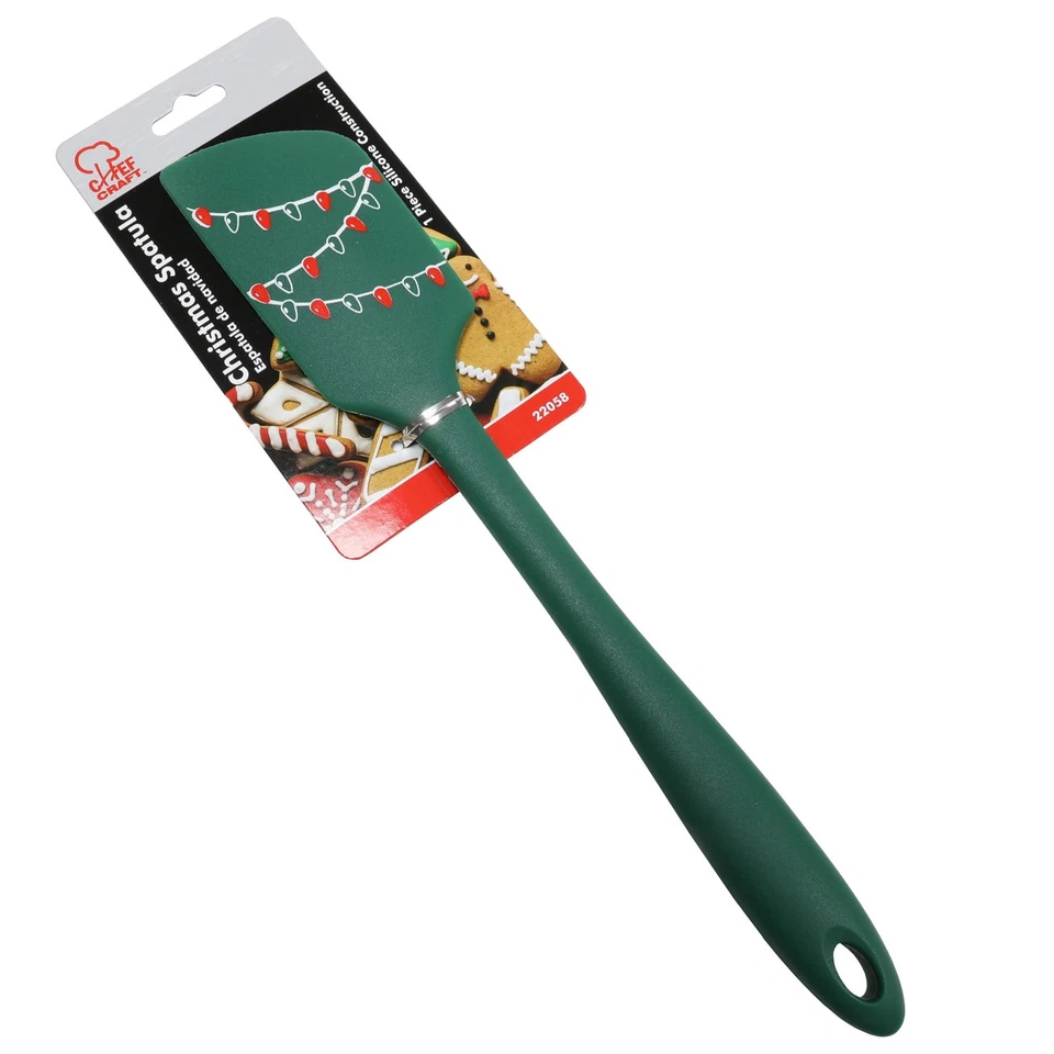 Chef Craft Select Silicone Christmas Spatula, 11 inch, Green,Cooking Utensils - Image 1 of 1