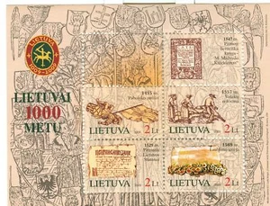 FLAGGEN & GESCHICHTE - HISTORY LITAUEN 2005 Block - Bild 1 von 1