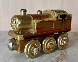 LIMITIERTE "60 JAHRE" EDITION THOMAS - Thomas & seine Freunde Gold Holzeisenbahn - Bild 1 von 12