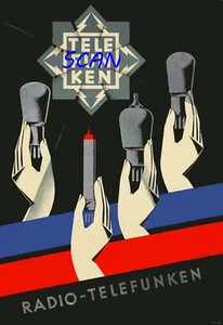TELEFUNKEN Early Years of Radio Tubes Poster 13 x 19 Giclee Print - Picture 1 of 1