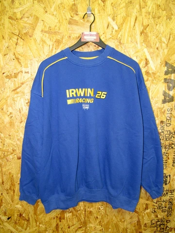 Vtg Chase Authentics Kenny Irwin Jr #26 Nascar Embroidered Sweatshirt 2XL? #4612 Cover